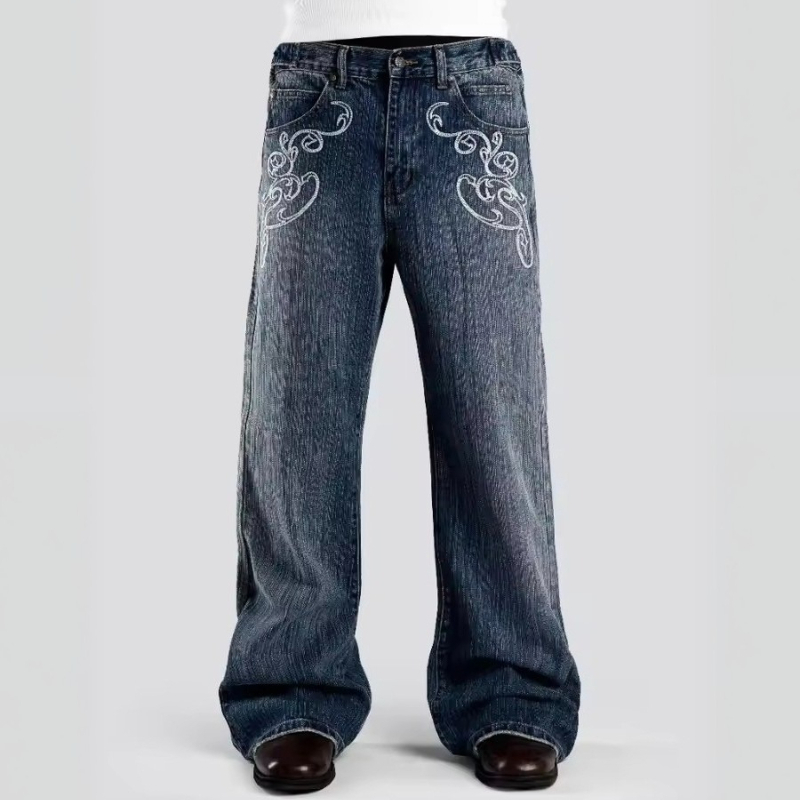 Embroidery Style - Retro Y2K 2 Pcs Set Street