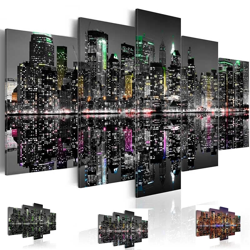 Embroidery York - City Night Scenery Diy diamond Painting
