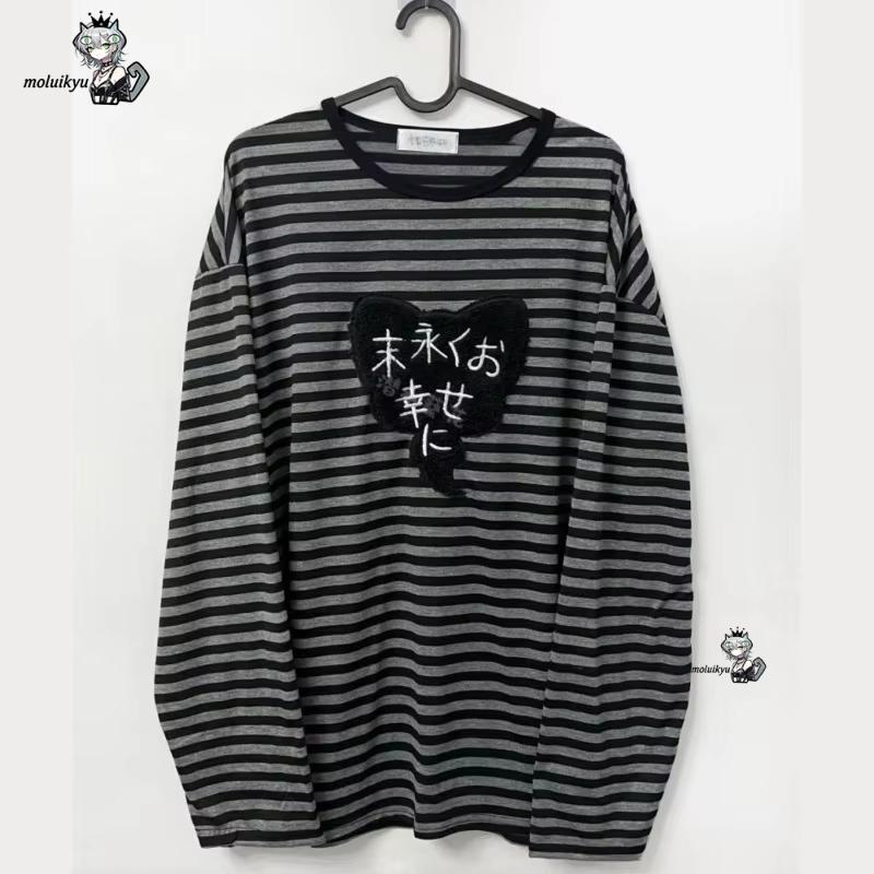Embroidery Style - Y2K American Punk Vintage O Neck