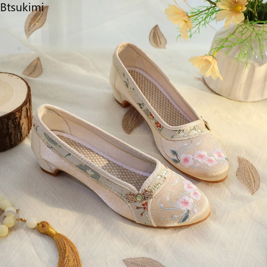 Embroidery Fabric - 2026 New Women's Shoes Ethnic Style