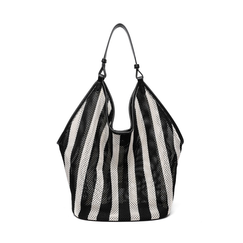 Striped Woven Large Capacity T - Embroidery Class recension och pris