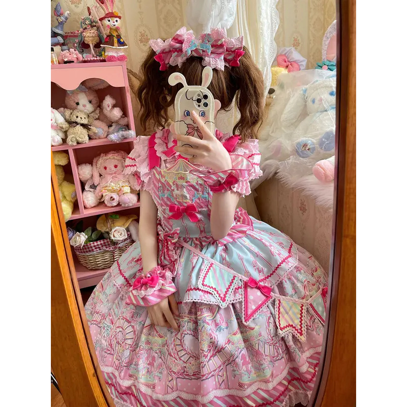 DY20Japanese Sweet Lolita Apro - Embroidery Apron recension och pris