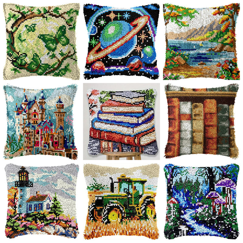 Landscape Books Latch Hook Kit - Printed Embroidery Kit recension och pris