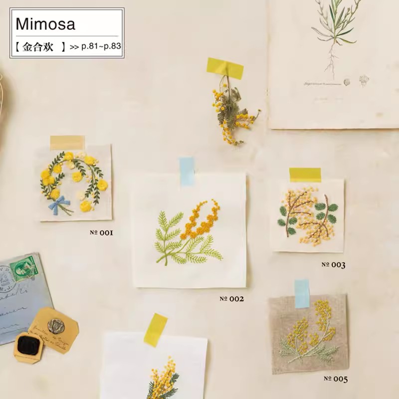 Botanical Embroidery Pattern B - Embroidery Guide Book recension och pris