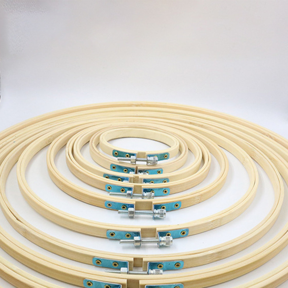 12Pcs Bamboo Embroidery Circle - Embroidery Hooping recension och pris
