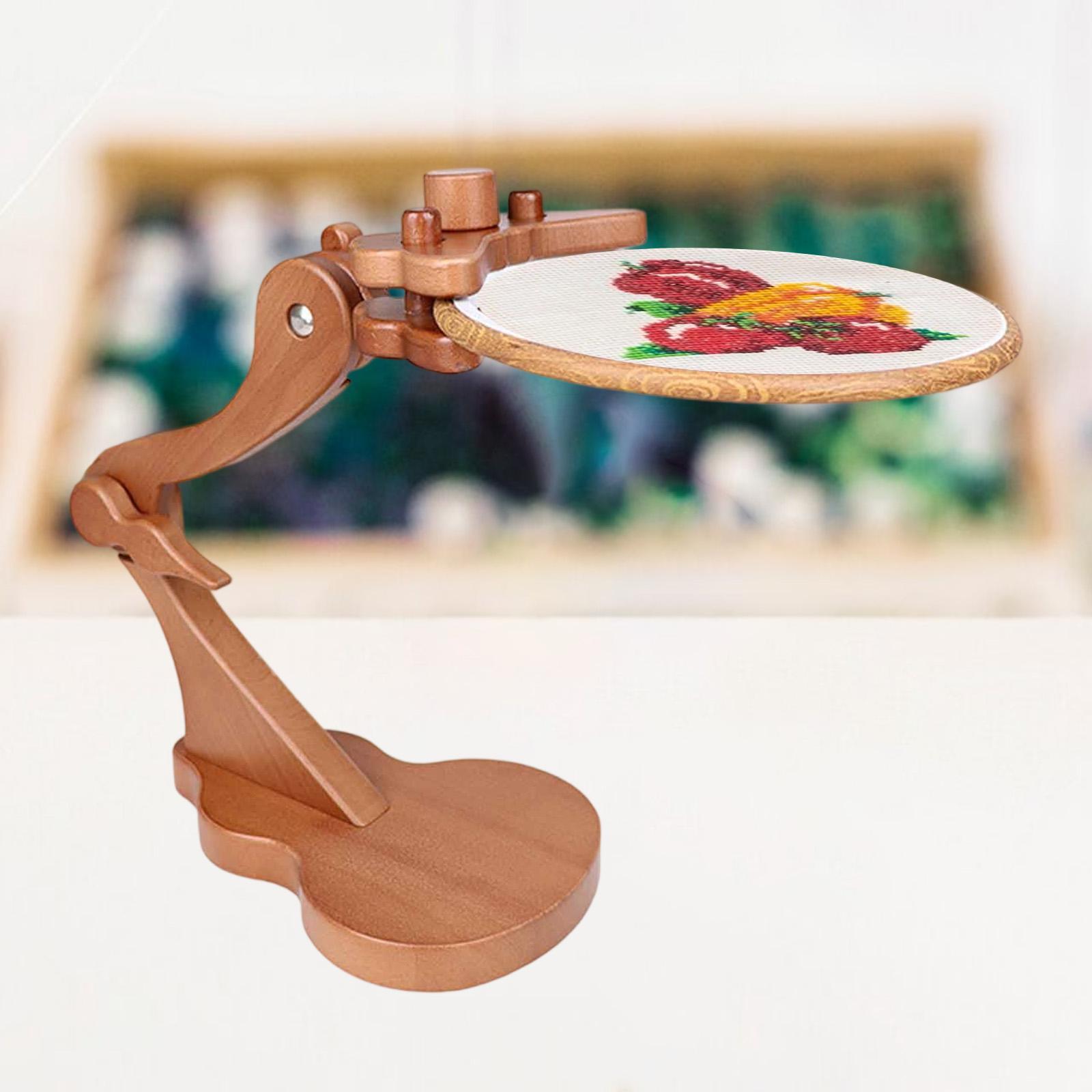Embroidery Hoop Holder Wood Em - Embroidery Hoop Stand recension och pris