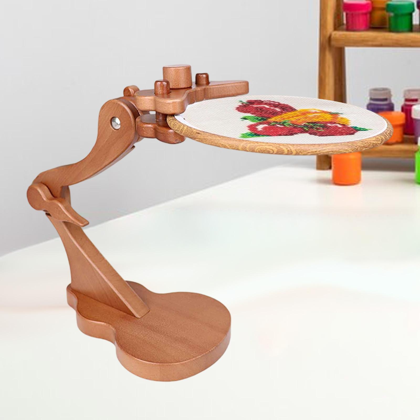 Embroidery Hoop Holder Wood Em - Embroidery Hoop Stand recension och pris