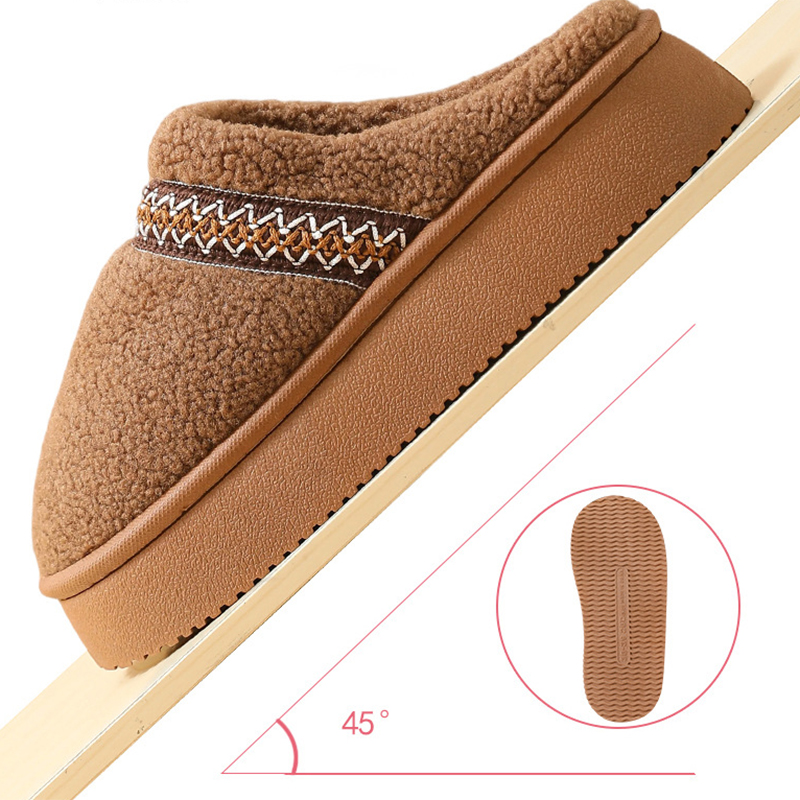 Winter Warm Plush Thick Bottom - Embroidery Yes recension och pris
