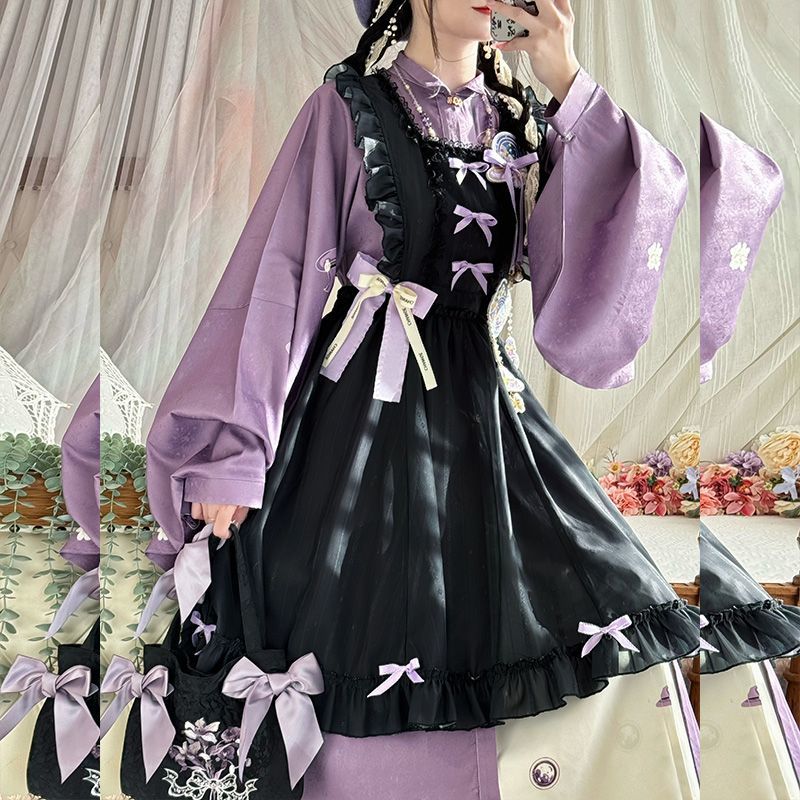 Sweet Chinese Stand Collar Pur - Embroidery Apron recension och pris