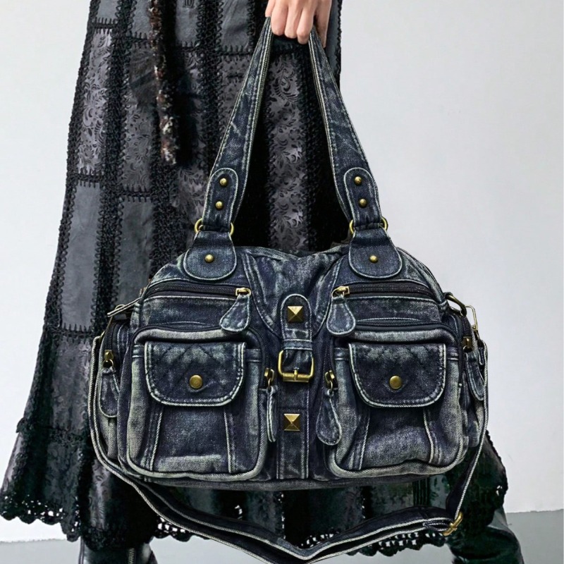 Fashionable Denim Tote Bag for - Embroidery Class recension och pris