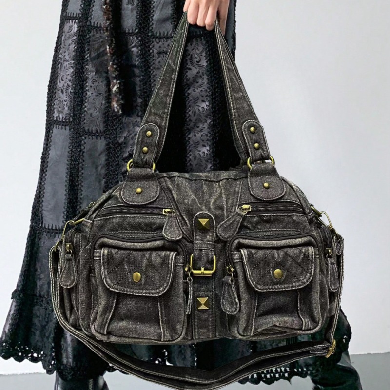 Fashionable Denim Tote Bag for - Embroidery Class recension och pris
