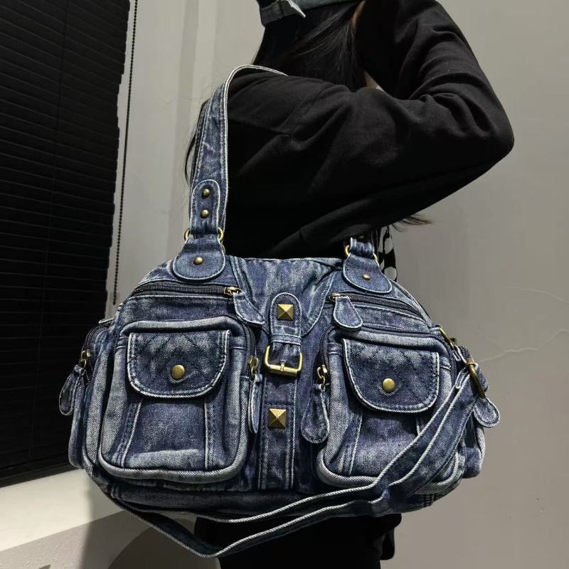 Fashionable Denim Tote Bag for - Embroidery Class recension och pris