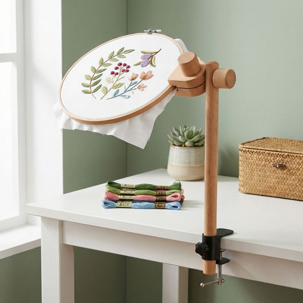 Beech Wood Embroidery Frame La - Embroidery Hoop Stand recension och pris