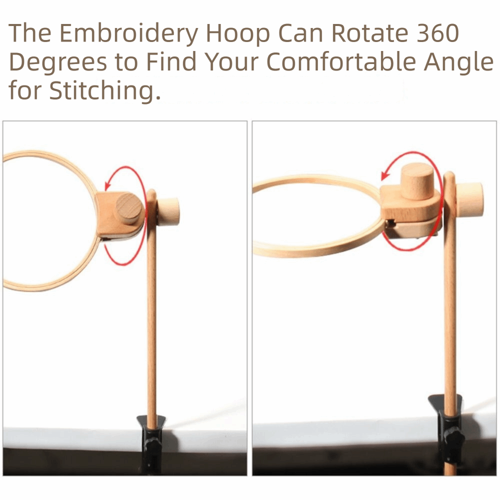 Beech Wood Embroidery Frame La - Embroidery Hoop Stand recension och pris
