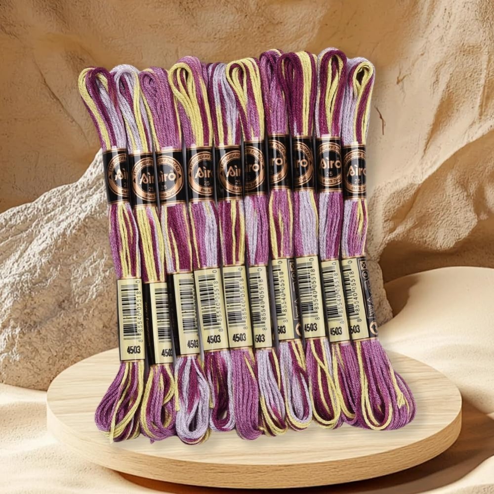 6 Strands Purple Variegated Em - Embroidery Gift recension och pris