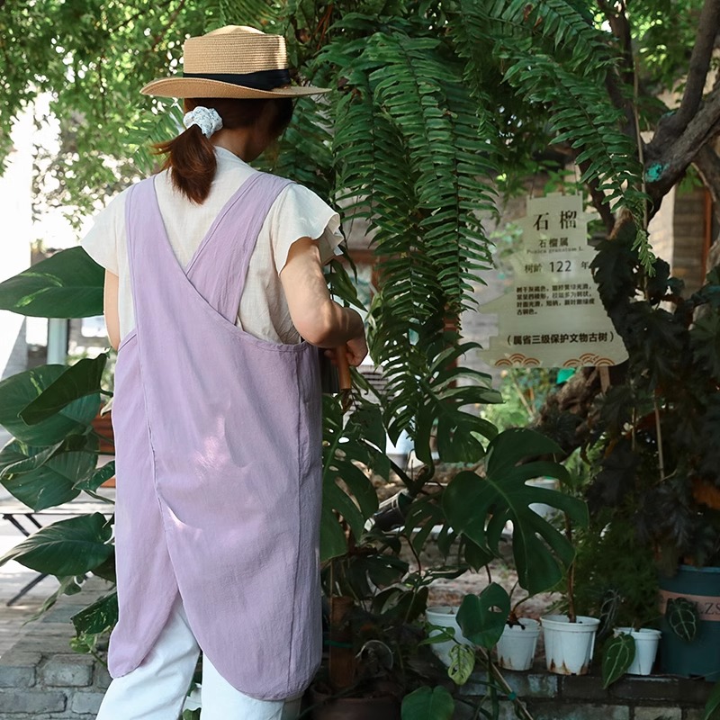 Summer Pure Cotton Embroidery  - Embroidery Apron recension och pris