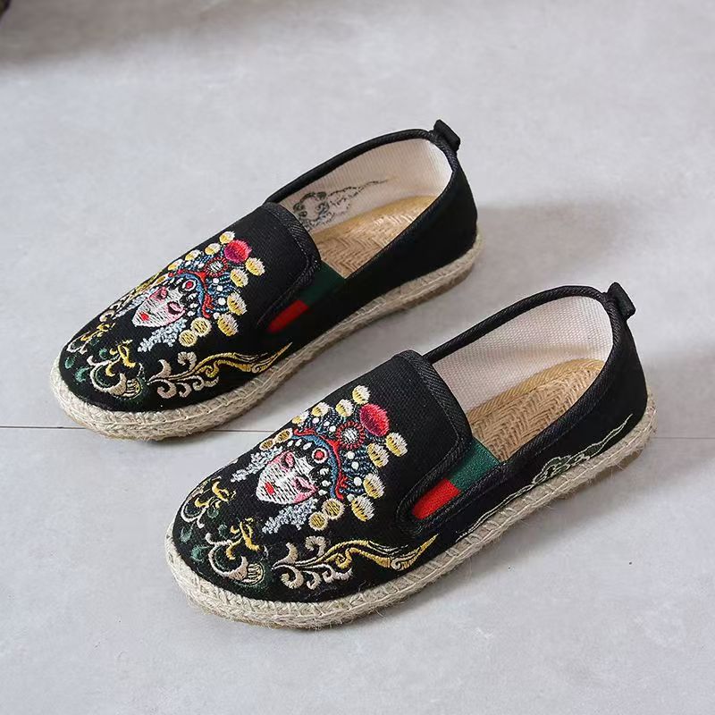 Women Flat Sole Embroidered Cl - Embroidery Fabric recension och pris