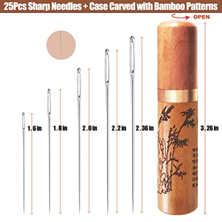 Large Eye Sewing Needles, Embr - Embroidery Needles recension och pris