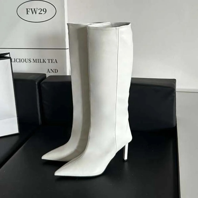 Luxury Women Long Boots Fashio - Embroidery Yes recension och pris