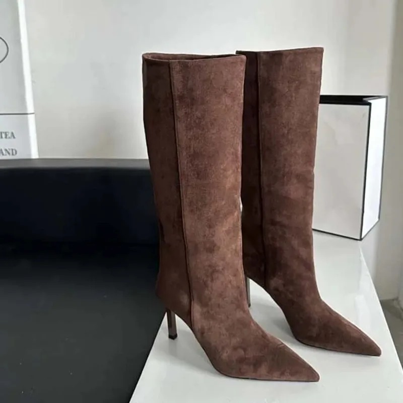 Luxury Women Long Boots Fashio - Embroidery Yes recension och pris