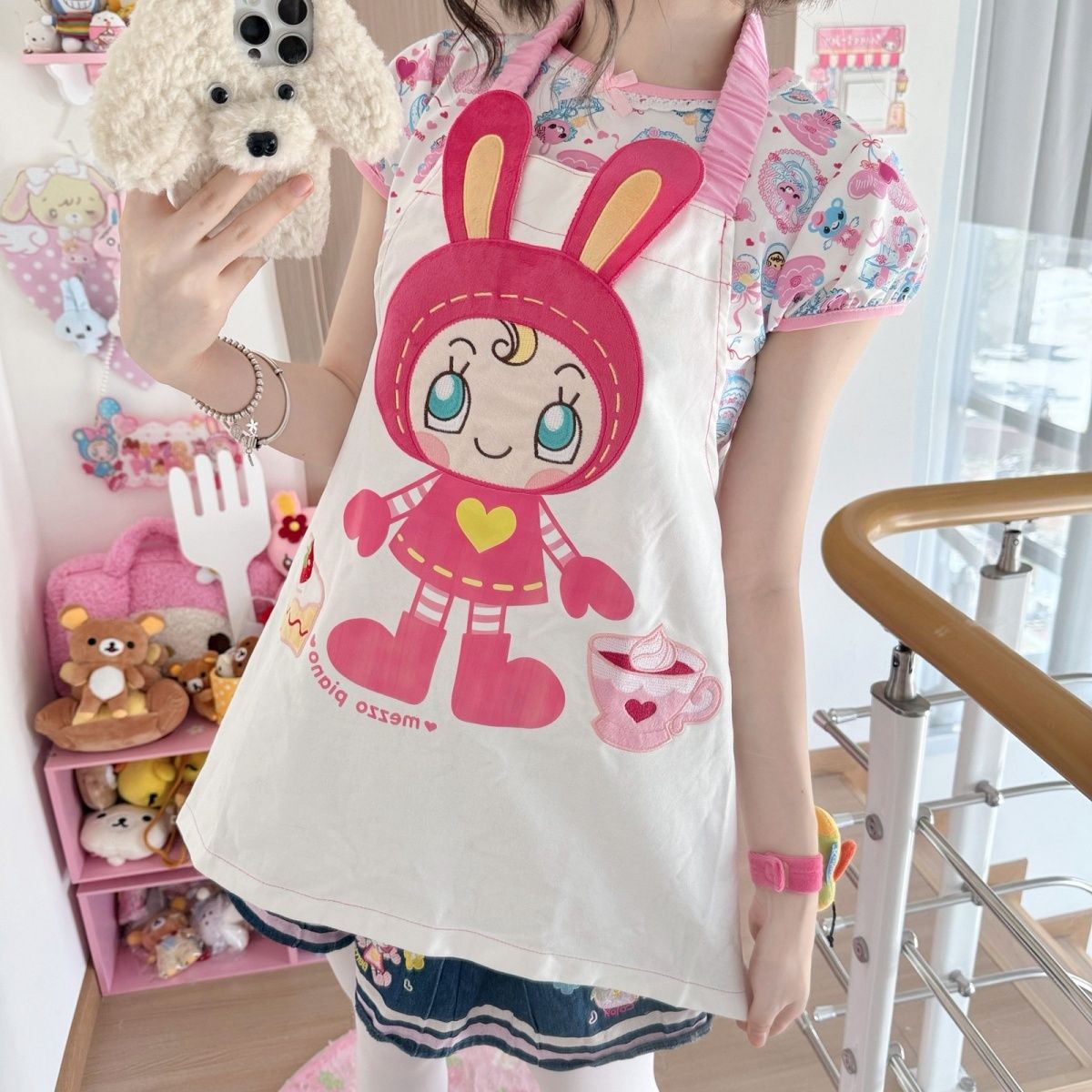 Summer New Cartoon Mp Embroide - Embroidery Apron recension och pris