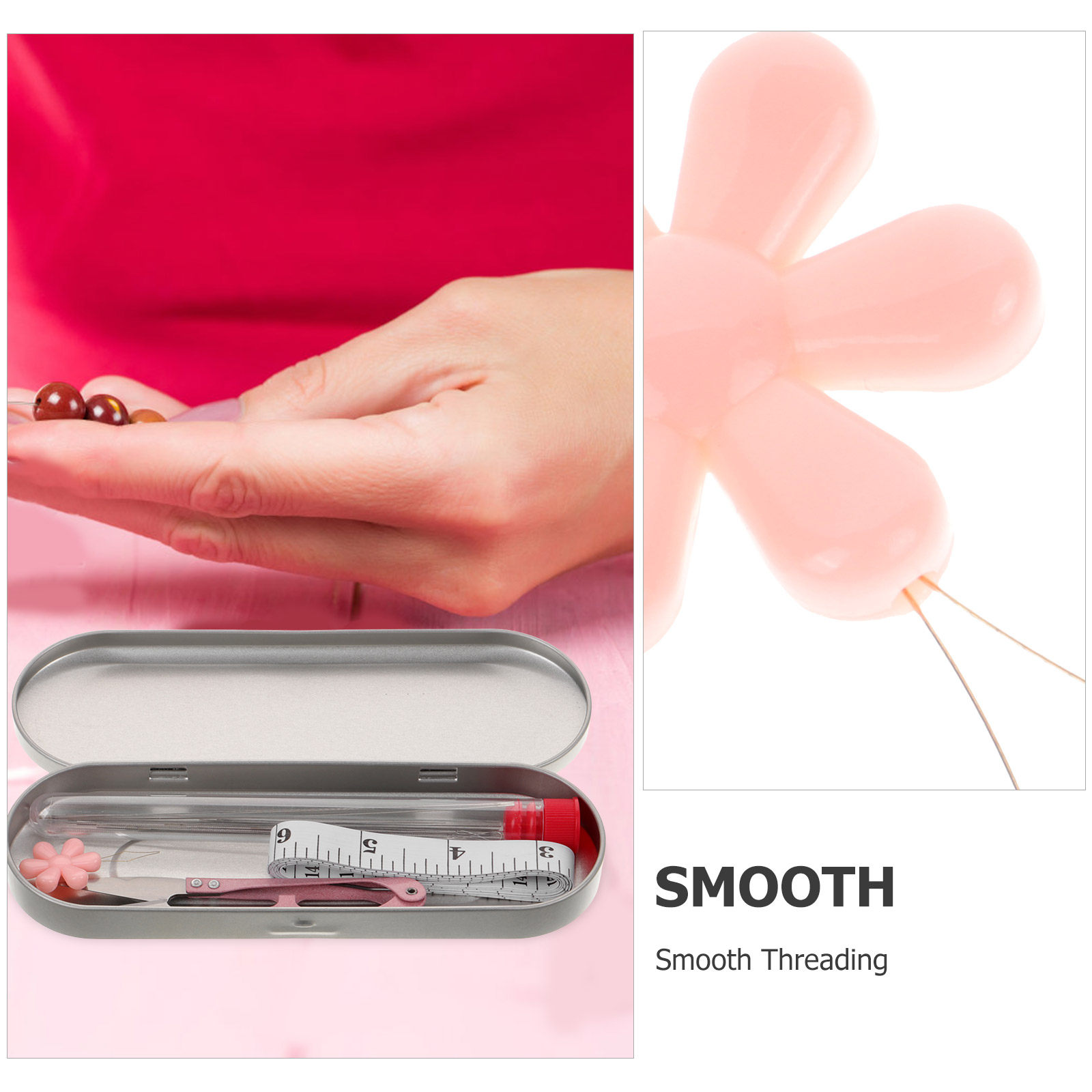 1Set Beading Needle Threader K - Embroidery Beads recension och pris