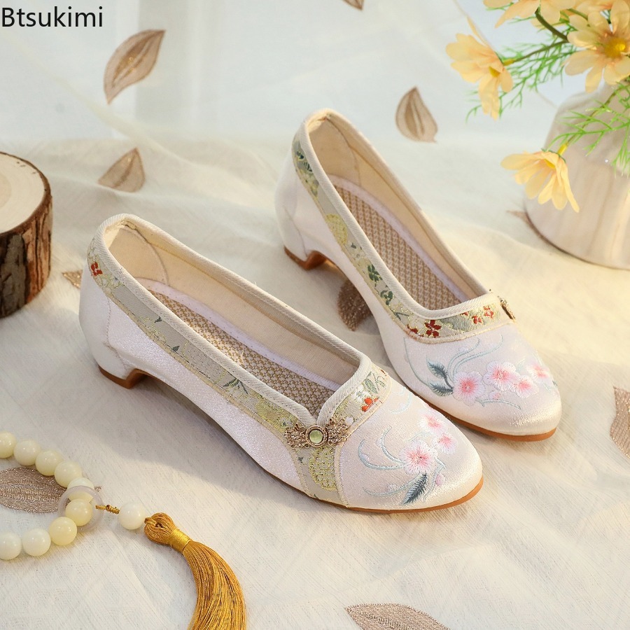 2026 New Women's Shoes Ethnic  - Embroidery Fabric recension och pris