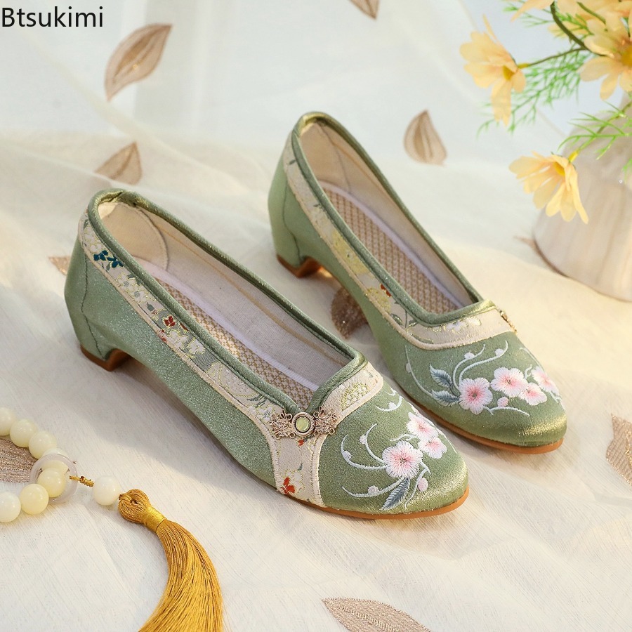 2026 New Women's Shoes Ethnic  - Embroidery Fabric recension och pris
