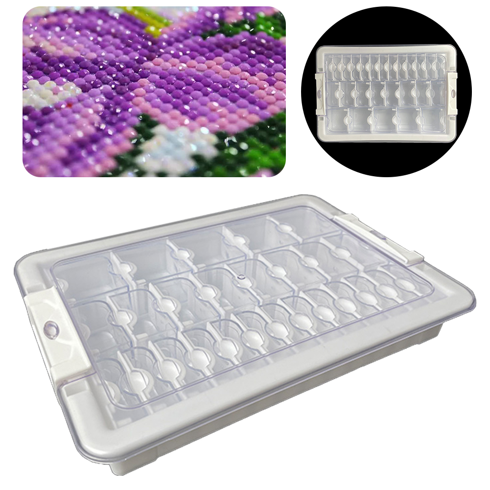 9/15/21/24/26/39 Grids Clear D - Embroidery Beads recension och pris