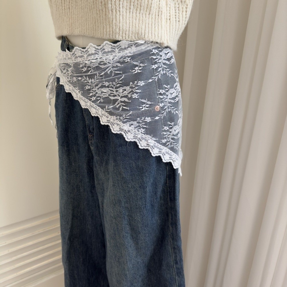 Fashion Y2K Triangle Apron Emb - Embroidery Apron recension och pris