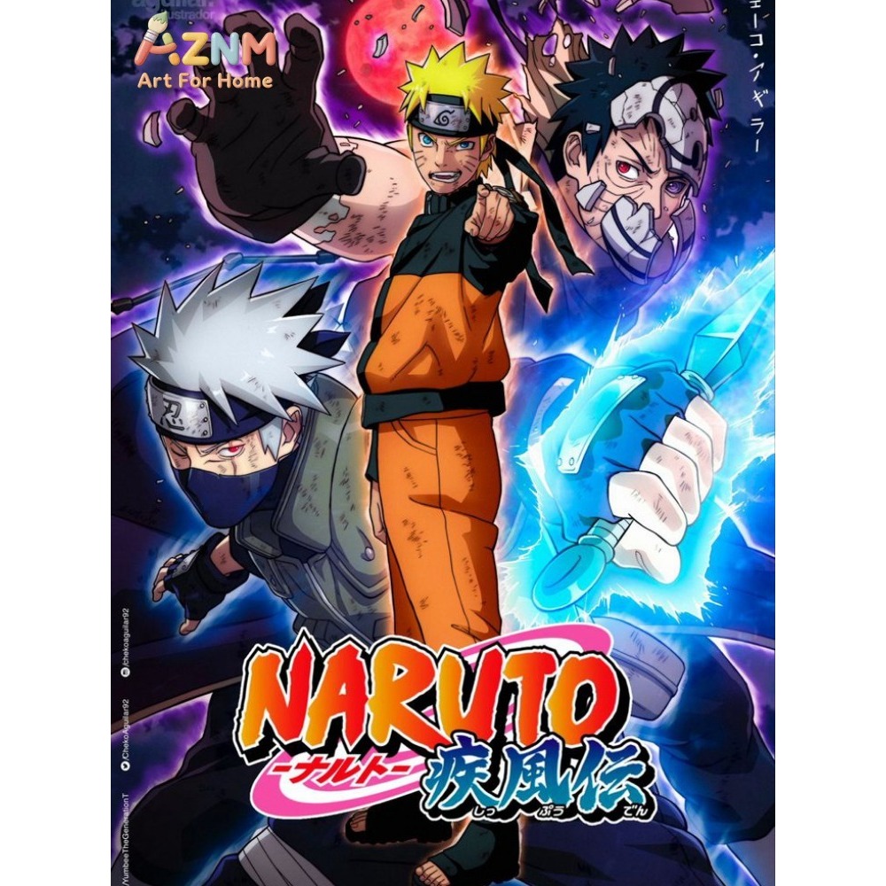 Frameless 1pc Naruto Class Sev - Embroidery Gift recension och pris