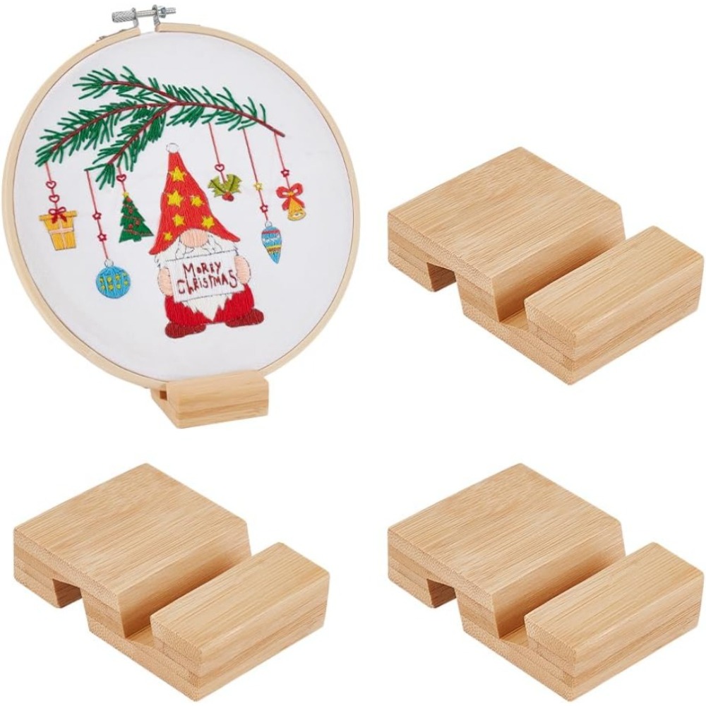 4Pcs Embroidery Hoop Wooden Ba - Embroidery Hoop Stand recension och pris