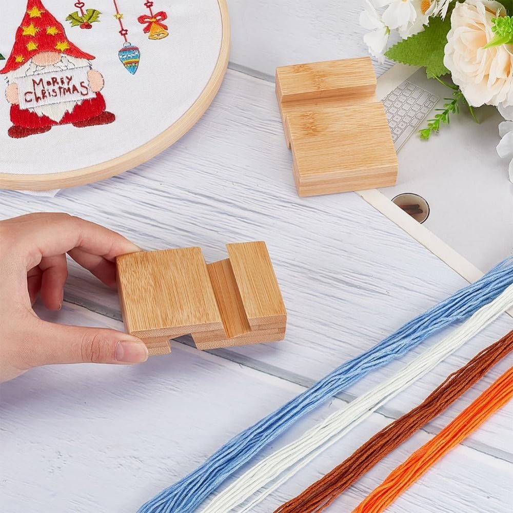 4Pcs Embroidery Hoop Wooden Ba - Embroidery Hoop Stand recension och pris