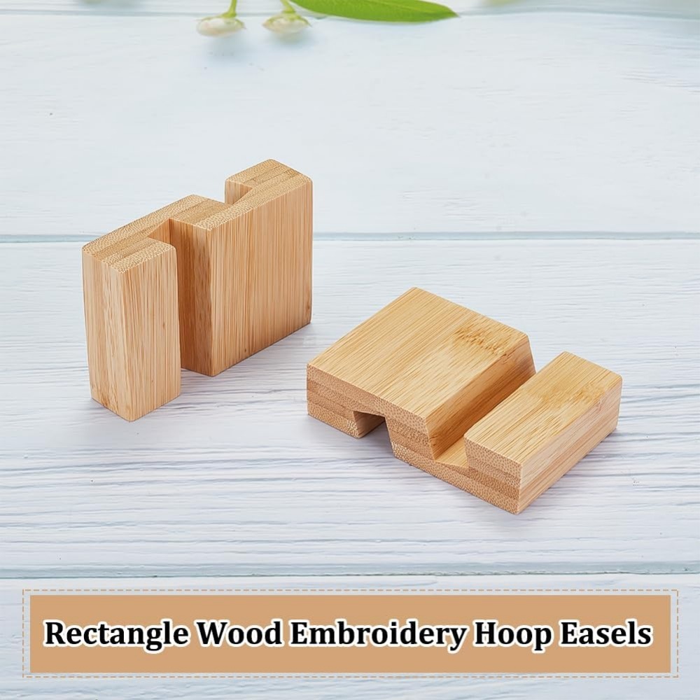 4Pcs Embroidery Hoop Wooden Ba - Embroidery Hoop Stand recension och pris