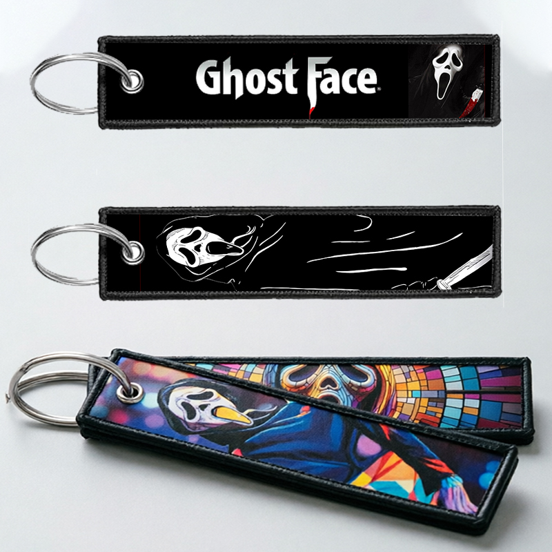 GHOST FACE Key Chain for Men W - Embroidery Gift recension och pris