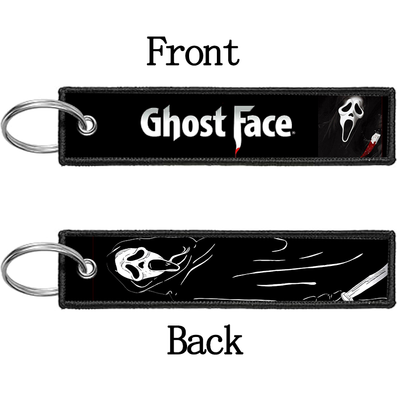 GHOST FACE Key Chain for Men W - Embroidery Gift recension och pris