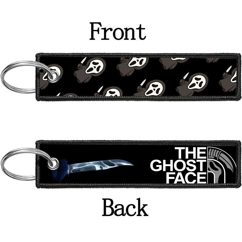 GHOST FACE Key Chain for Men W - Embroidery Gift recension och pris
