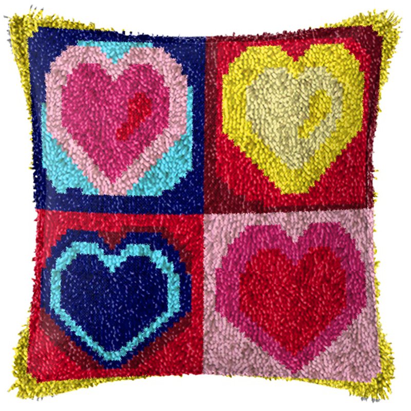 Rainbow Love Series Latch Hook - Printed Embroidery Kit recension och pris