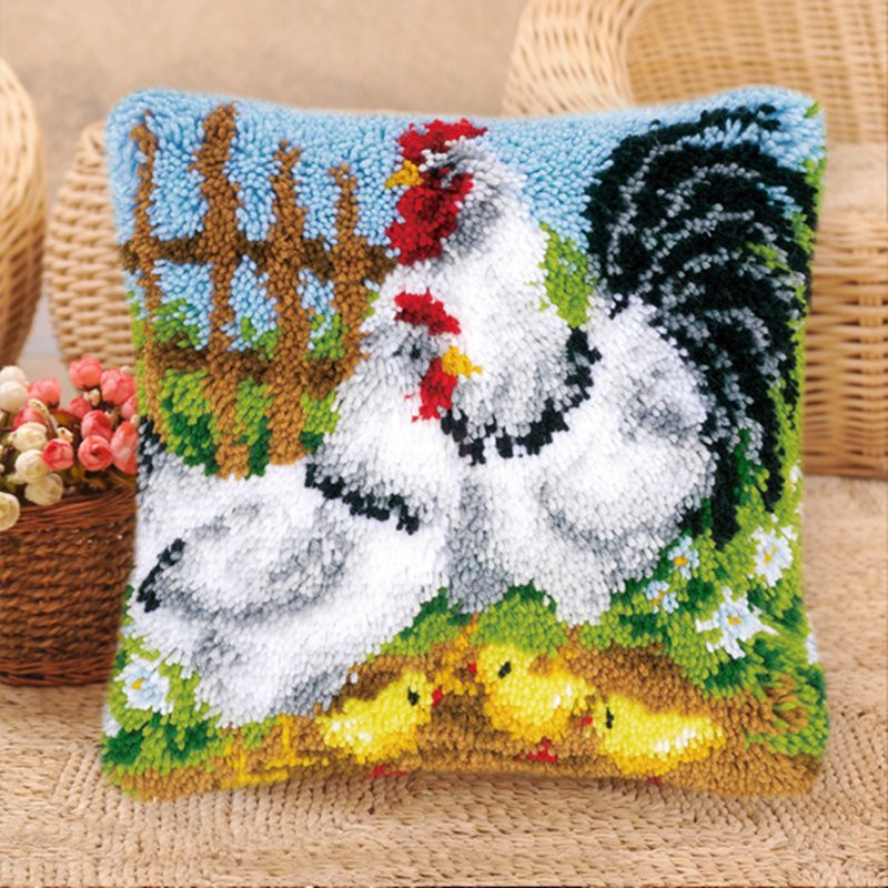 Rabbit Horse Latch Hook Kits S - Printed Embroidery Kit recension och pris
