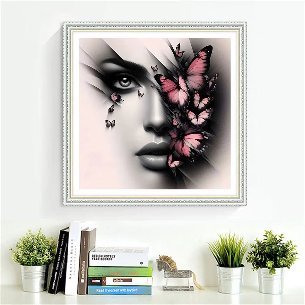 HUACAN Cross Embroidery Sets W - Embroidery Guide Paper recension och pris