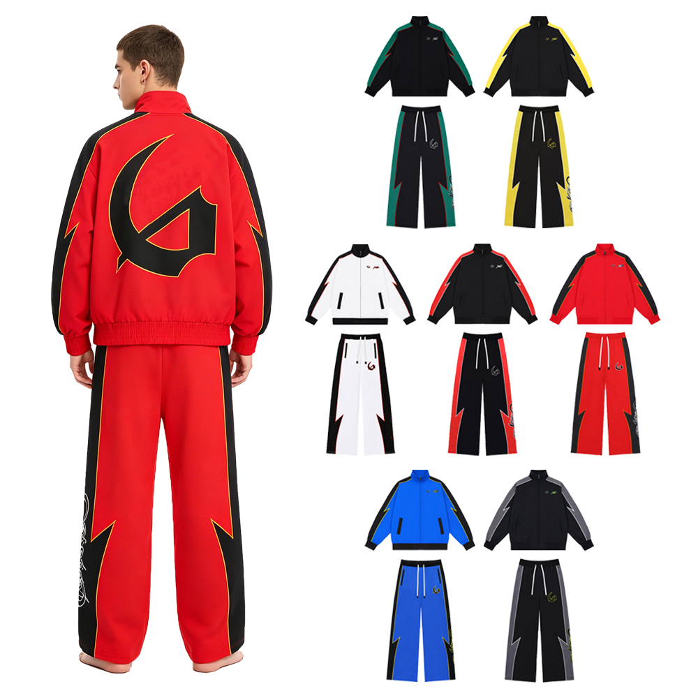 Y2k Streetwear Men's Sets Two  - Embroidery Style recension och pris