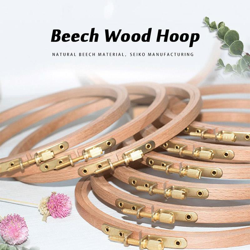 1pcs High Quality Beech Wood E - Embroidery Hoop Stand recension och pris
