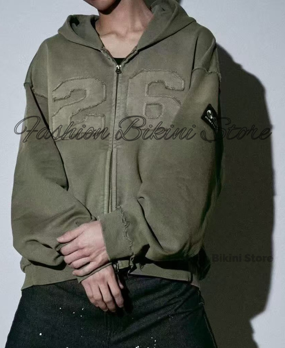 NEW Washed Grey Retro Hoodie 3 - Embroidery Class recension och pris