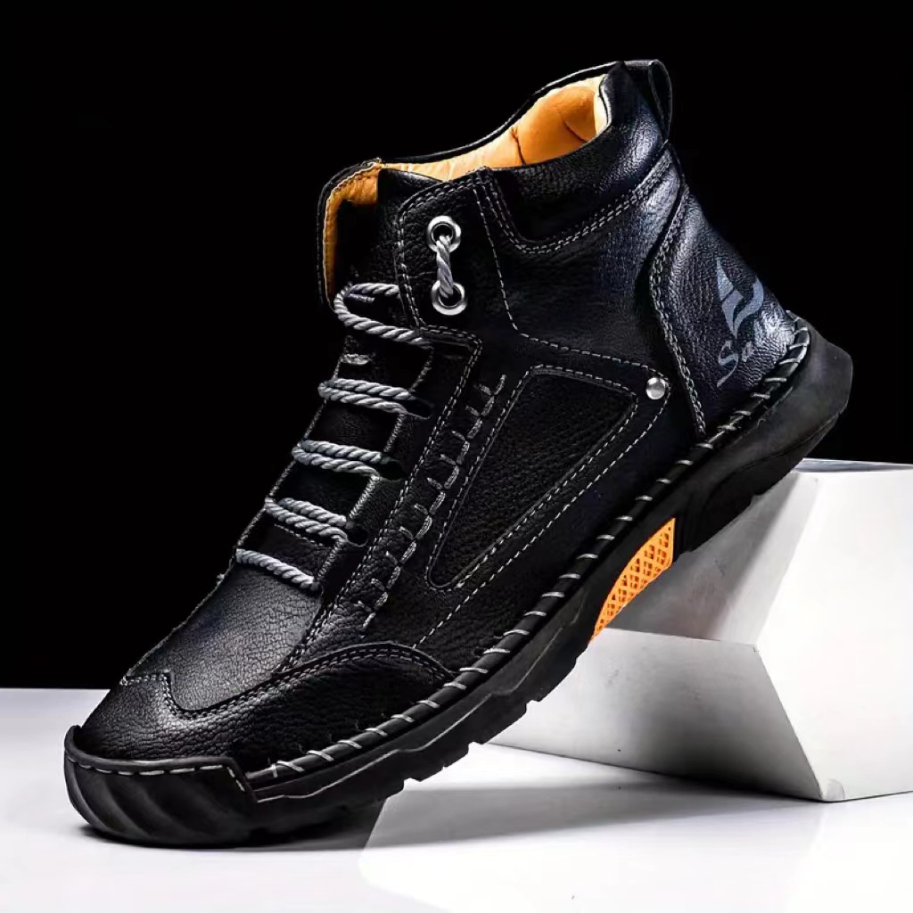 Men's Hand-stitched Boots Plus - Embroidery Yes recension och pris