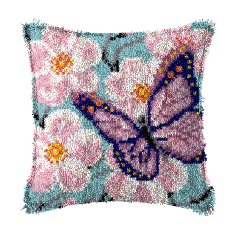 Flowers Plant Latch Hook Kit K - Printed Embroidery Kit recension och pris