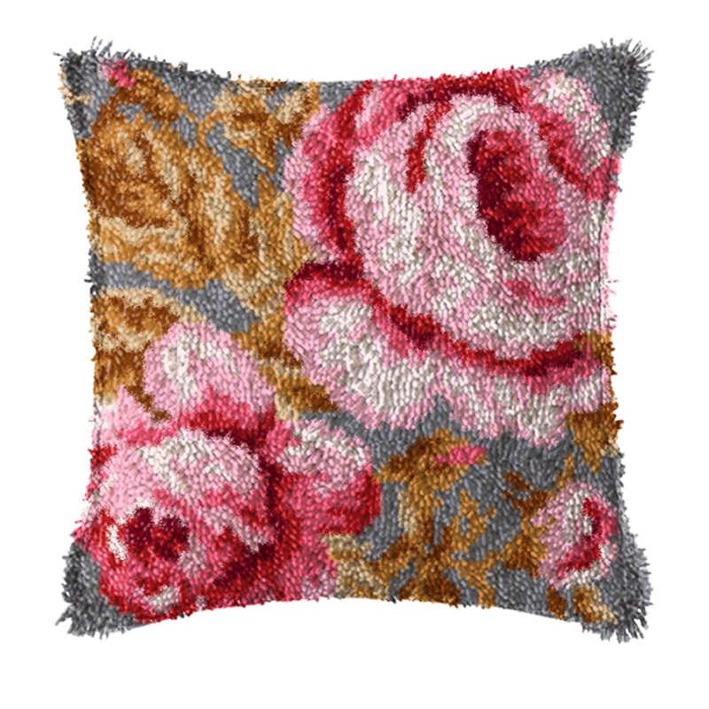 Flowers Plant Latch Hook Kit K - Printed Embroidery Kit recension och pris