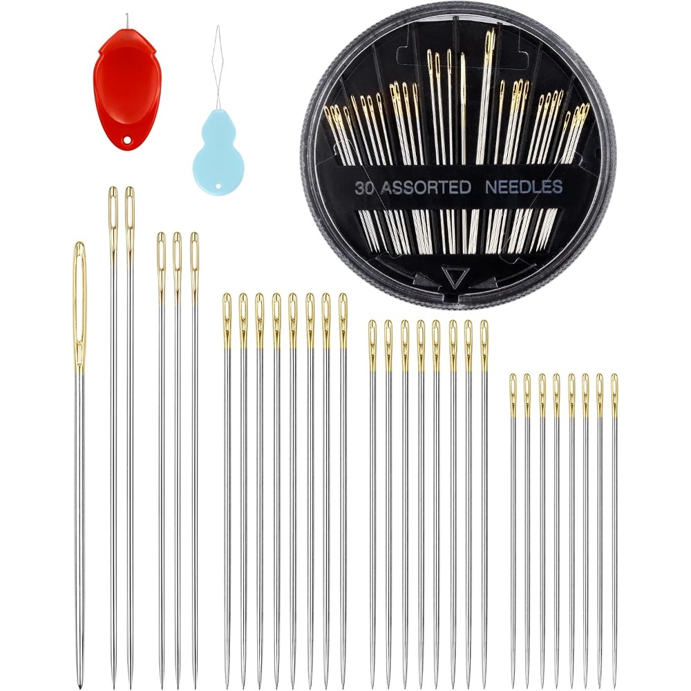 30-Count Steel Hand Sewing Nee - Embroidery Needles recension och pris