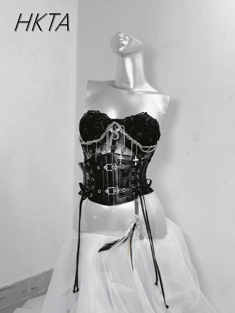 Dark Style Goth Metal Chain Wa - Embroidery Roses recension och pris