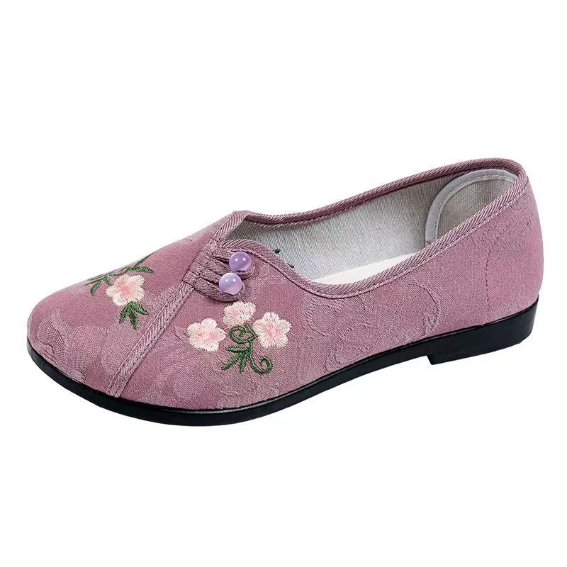 Chinese Style Women Flat sole  - Embroidery Fabric recension och pris
