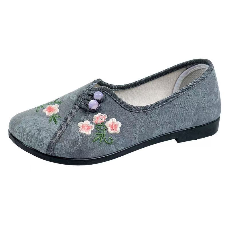 Chinese Style Women Flat sole  - Embroidery Fabric recension och pris